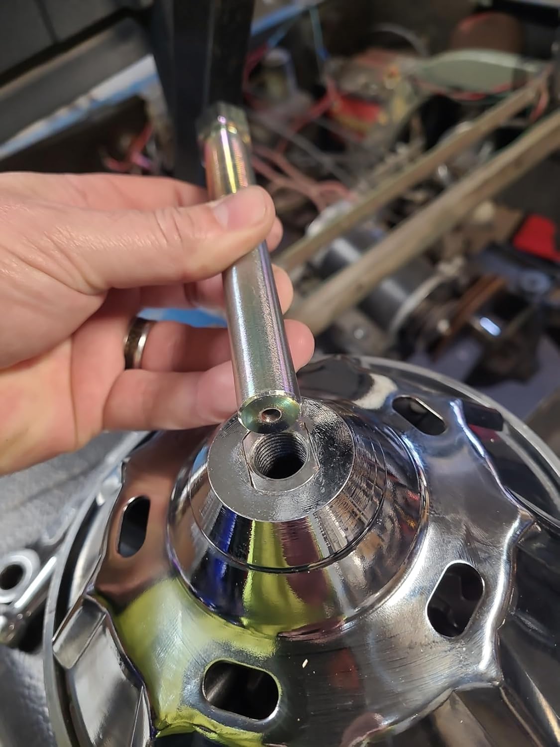 Duty Clutch Puller Tool for EZGO 2008-2024 Gas Golf Cart with Kawasaki Engine, CC2200/Clays Car/MPT/Refresher/RXV/ST/Custom/Sport/Shuttle/Valor/Woods Boundary MAV 608429