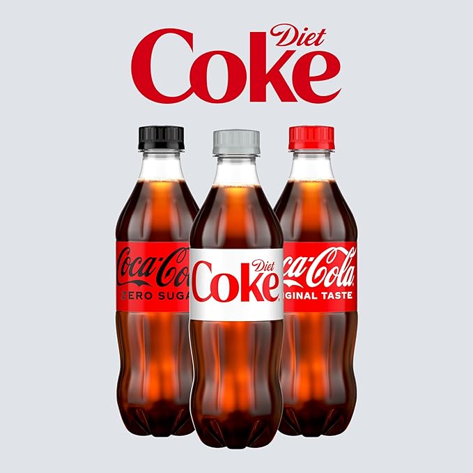 Diet Coke Diet Soda, 16.9 fl oz Bottles, 6 Pack - Cola Soft Drinks