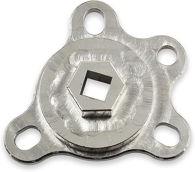 Crankshaft Turning Tool Engine Rotation Adapter Tool Compatible with Chevy Ford V8 Engines