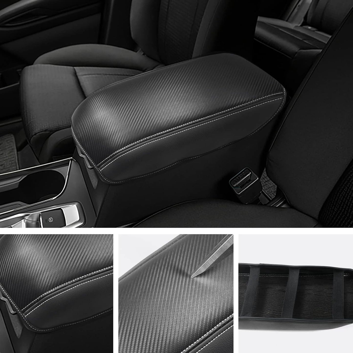 SXCY Fit for 2025 2022-2024 Subaru Ascent Armrest Cover FIT for 2022-2024 2025 Subaru Ascent Center Console Cover 2025 Ascent Accessories for 2019-2025 Ascent Console Armrest Cover