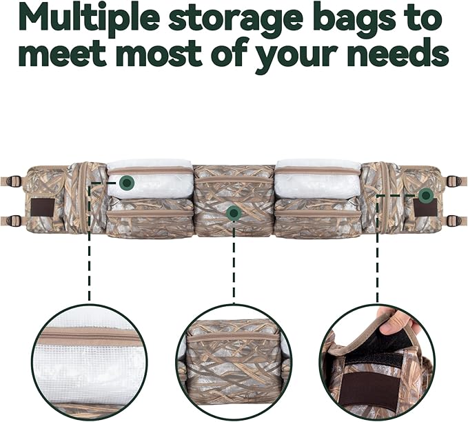 UTV Roll Cage Organizer Case, UTV Roll Cage Organizer Bag for Rear/Side by Side Accessories, Compatible with Polaris, Yamaha and Kawasaki UTVs