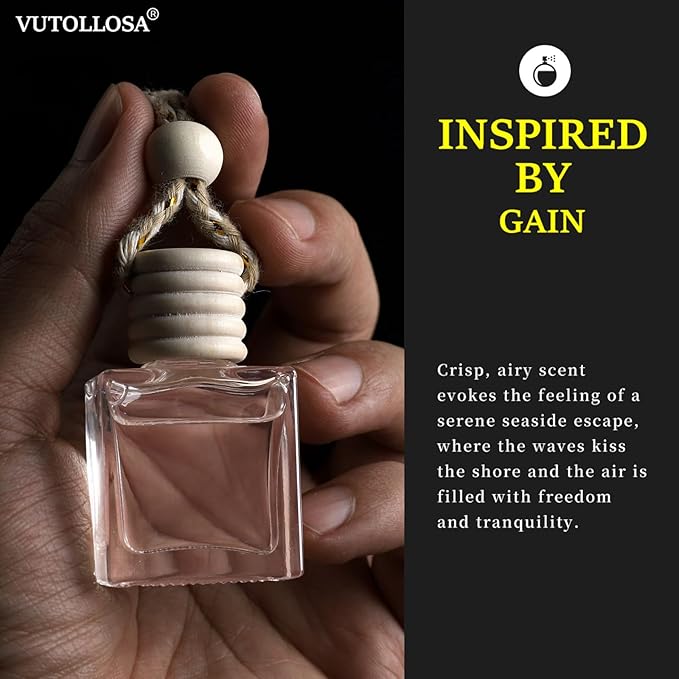 2- Pack Maritime Melody Car Air Freshener Hanging Long Lasting Car Scent Essential Oil Diffuser Car Perfume Inspired Fragrances for Men and Women by VUTOLLOSA