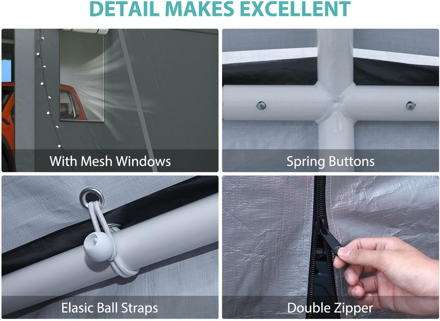 Carports 12X20 Heavy Duty，Car Ports with 180G Removable Side Walls, Carport Canopy, Portable Car Port Garage, Car Shelter All Weather,Gray