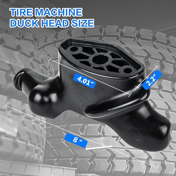 Tire Changer Duck Head 4-120129B,Tire Machine Duck Head,Wing Style Black Plastic Duck Head for Workshop tire Changer (2 Pack)