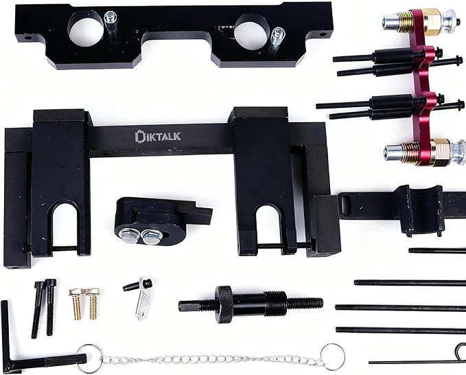 23Pcs Camshaft Alignment Timing Tool Kit Flywheel Holder Tool & Balance Shaft Tool & Fuel Injector Install Removal Tool for N20 N26 Engine