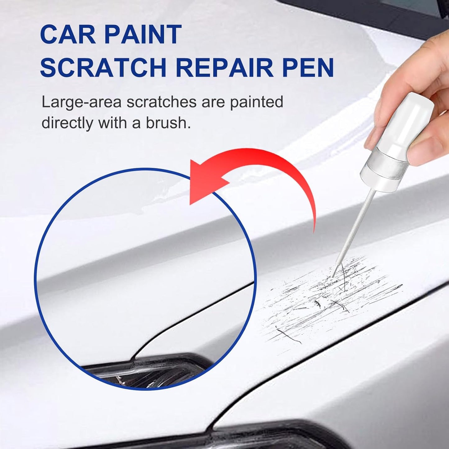 Firecracker Red(PRC/MRC) Touch Up Paint for JEEP-Exact Match–Chips and Nicks Car Paint Scratch Repair Kit Automotive Paint Pen for Wrangler-JK/Commander/Compass/Grand-Cherokee/Liberty/Patriot/Renegade