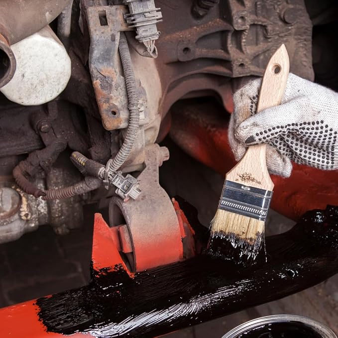 1-Gallon Can Matte Black Non Aerosol, Rust Preventive, Rust Inhibitor Anti Rust, Rust Proofing Coating, Protects All Metals in Marine and Undercoating in Automotive, Farm and Industrial.