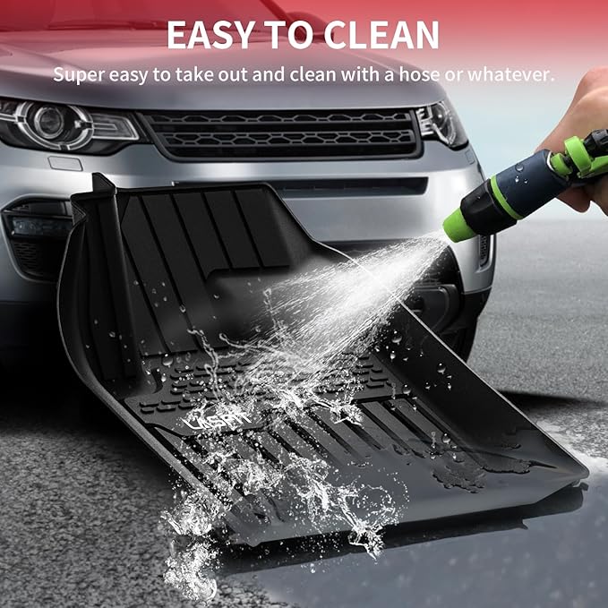 LASFIT Floor Mats Fit for Land Rover Range Rover Sport 2014-2022, Custom Fit TPE All Weather Waterproof Floor Liners 1st & 2nd Row Car Mats, Black, Easy to Clean