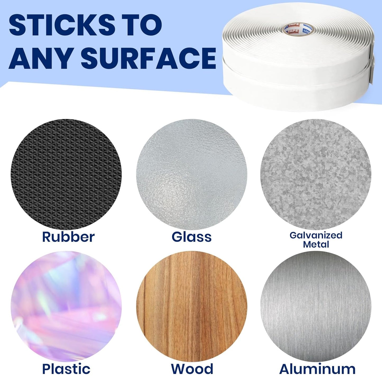 ADHES Premium Butyl Sealant Tape 1/2" x 30 'x 1/8" Gray Butyl Rubber Sealant Tape for RVs, Vehicles, Marine and Home Repair – Ideal for Headlights, Windows, Doors, and Windshields