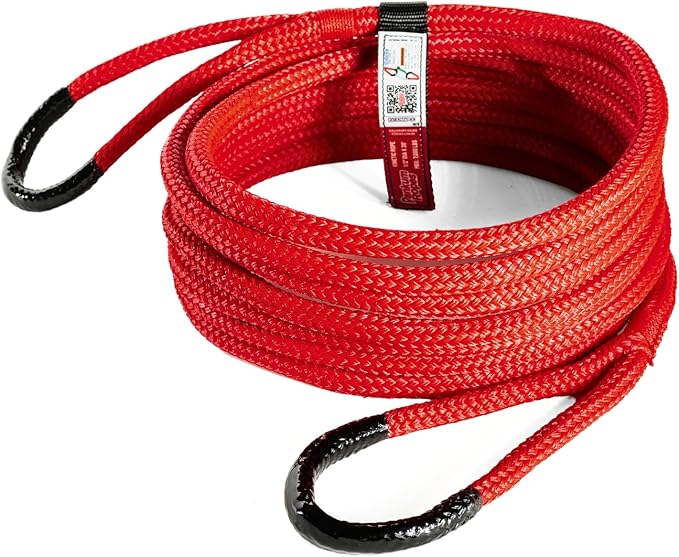 Yankum Kinetic Recovery Rope - Heavy Duty 1/2" x 20' Tow Rope, Off-Road & Vehicle Recovery, Kinetic Energy Ropes for 4x4, Jeep, and Trucks, Made in USA – Racer Series
