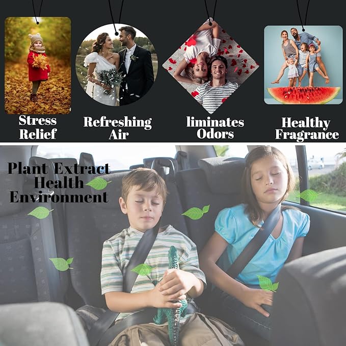 Custom Air Freshener for Car Custom Car Air Fresheners with Pictures, Car Accessories for Men, Boyfriends, Family, Gifts