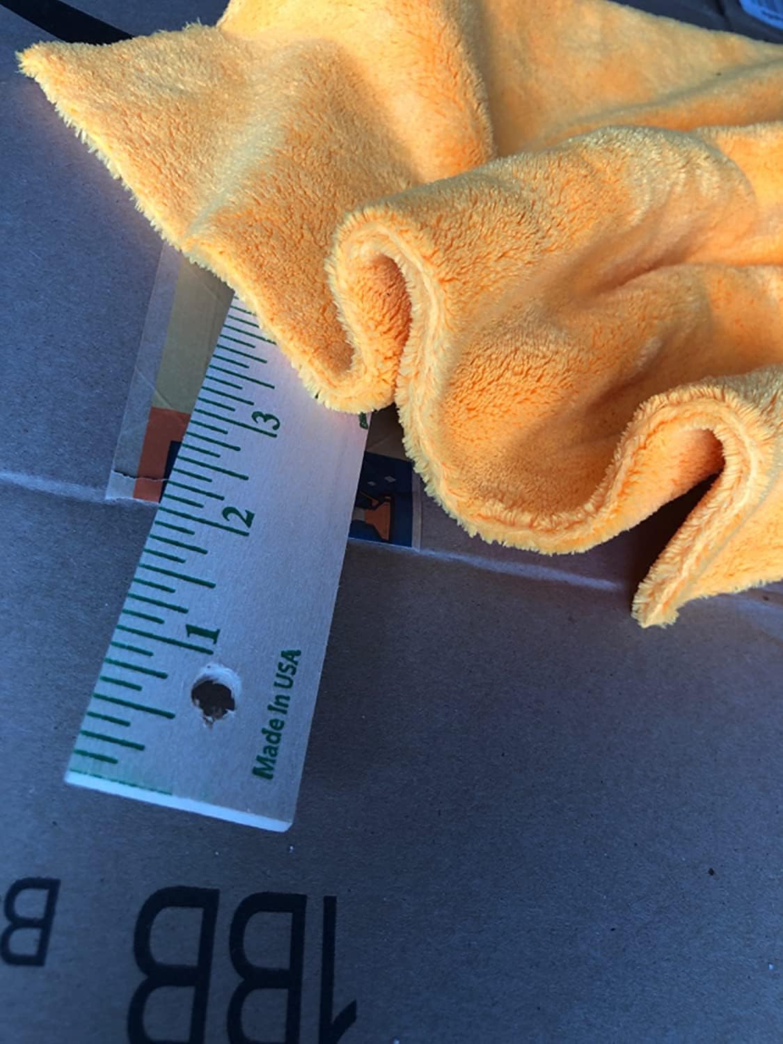 Plush Edgeless Microfiber Towel for Car, Soft Drying Wash Detailing Buffing Polishing Towel, 530 GSM 6Pack 16 x 16inches (Gray, 6Pack)