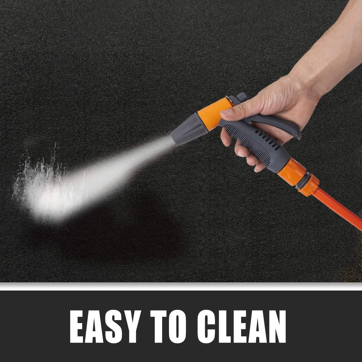 LINLA 61" x 39" (2-Pack) Absorbent Oil Mat, Contains Liquid Garage Floor mat, Motorcycle Rug for Garage，Reusable, Washable, Protects Floor or Driveway Surface, Shop,Parking