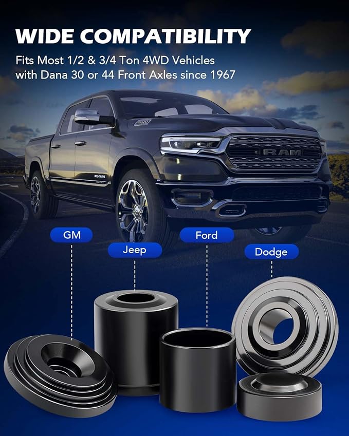 Orion Motor Tech Ball Joint Press Kit, Heavy Duty Ball Joint Tool with 4x4 Adapters, Ball Joint Removal Tool Kit for Most 2WD and 4WD Cars and Light Trucks