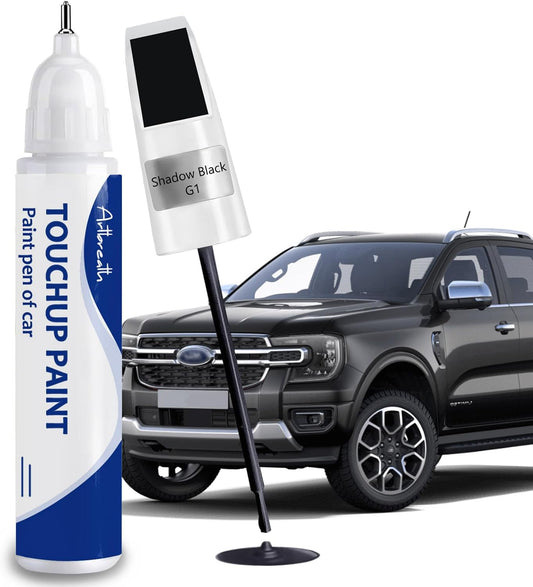 Shadow Black(G1) Touch Up Paint for Ford -Exact Match–Chips and Nicks Car Paint Scratch Repair Kit Automotive Paint Pen for F-150/Mustang/Transit/Explorer/Ranger/Escape/Edge