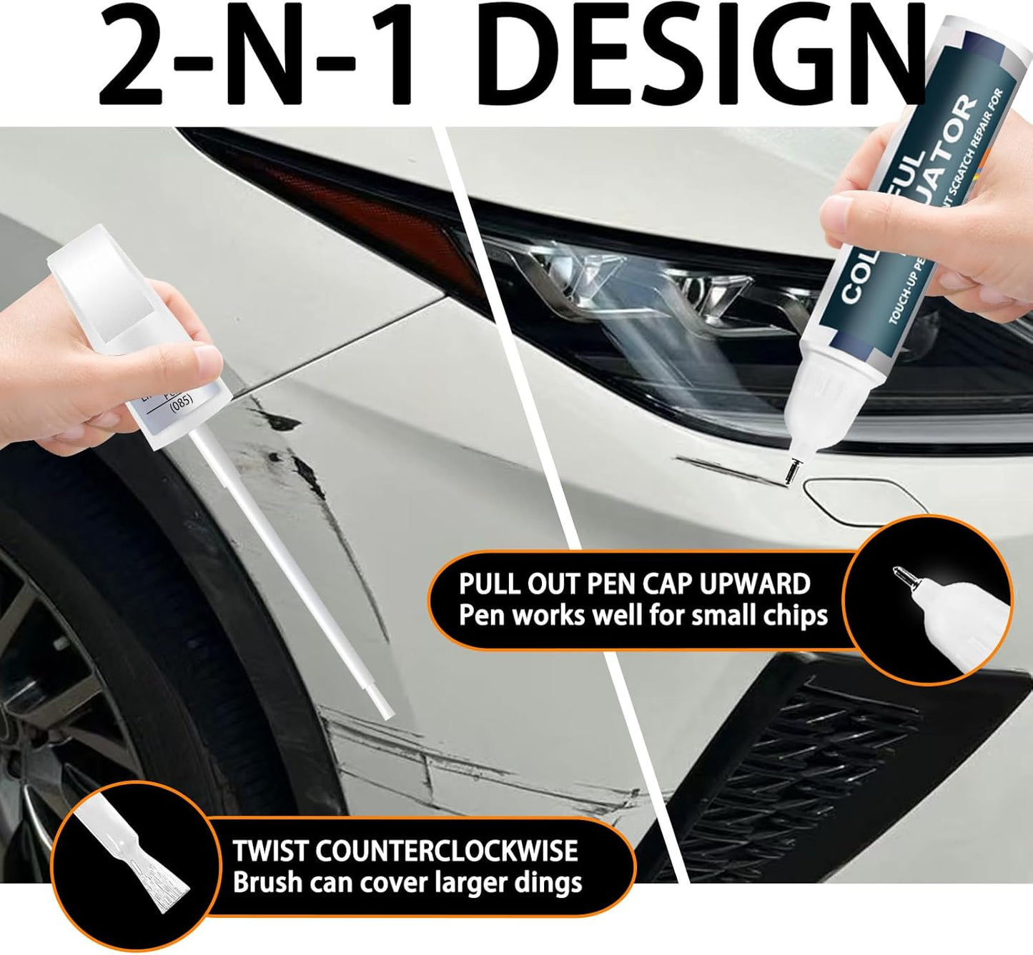 Caviar(223) Touch Up Paint for Lexus, Car Paint Pen Scratch Repair Two-In-One Touch Up Paint, Premium Car Scratch Remover for Deep Scratches