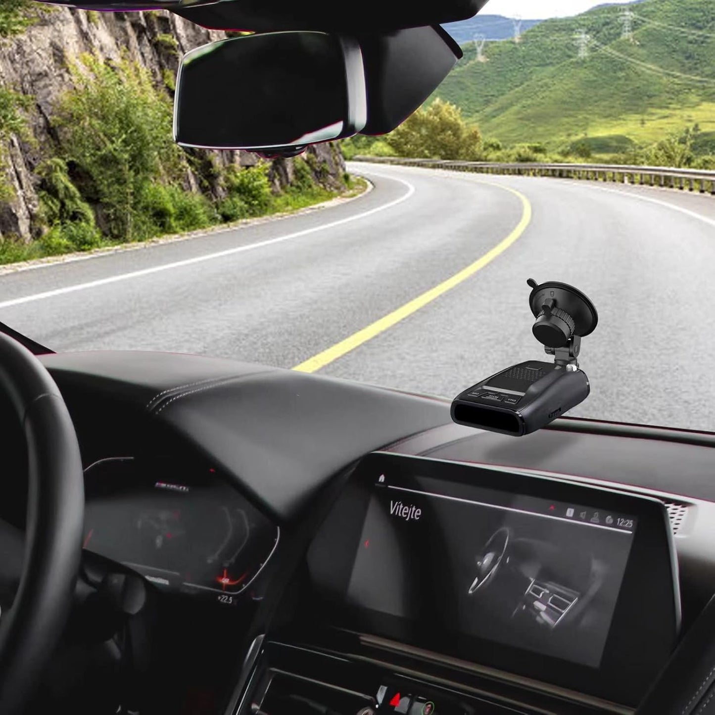 Radar Detector Mount,Car Radar mounting Bracket Suction Cup Holder,Windshield and Dashboard Radar Detector Suction Mount,for Cobra Escort Beltronics,Easy to Install