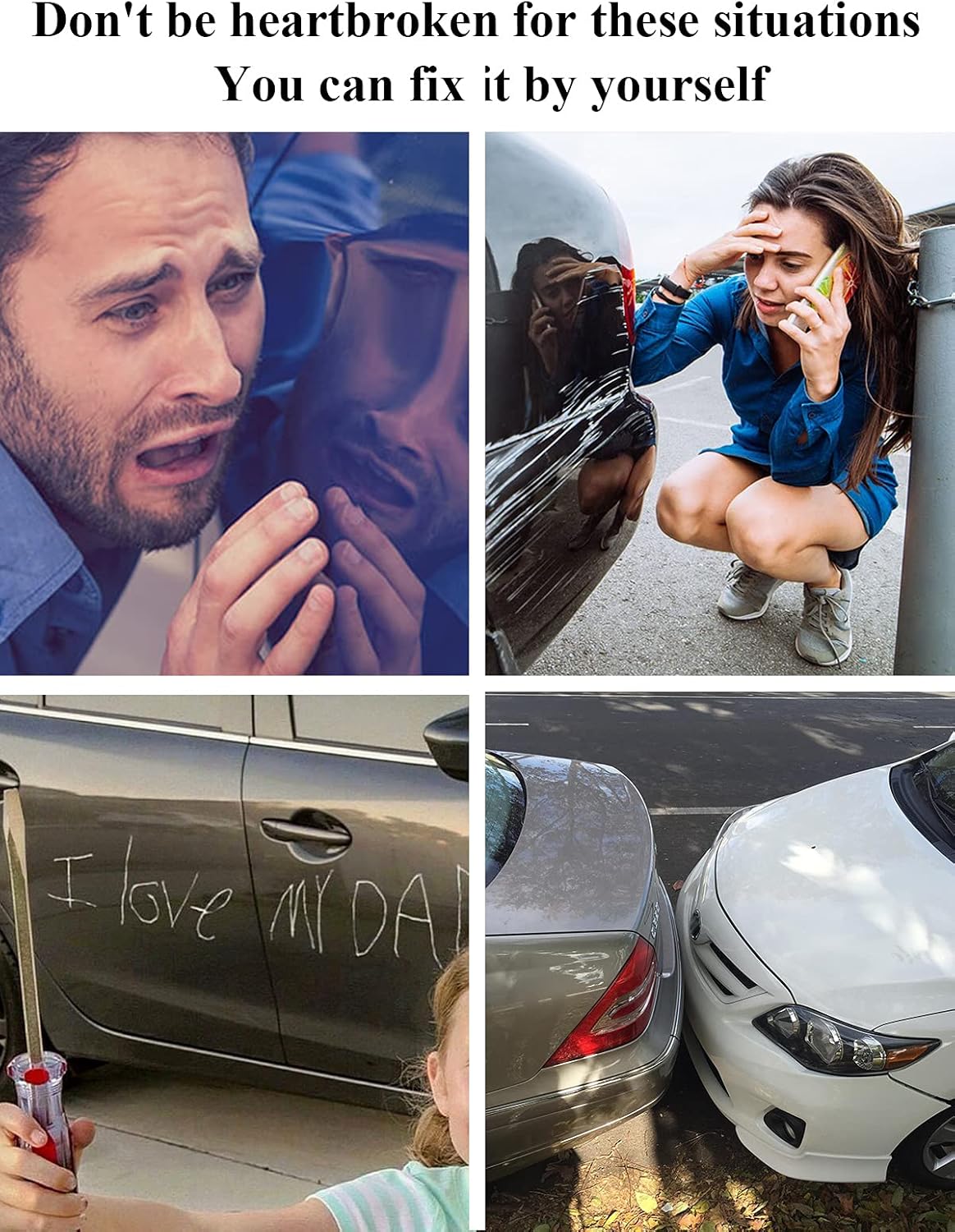 SYOAUTO Brilliant Silver K23 Touch Up Paint Fit for Nissan Auto Touch up Paint Scratch Repair Pen Brush and Tip 2 in 1 Brilliant Silver