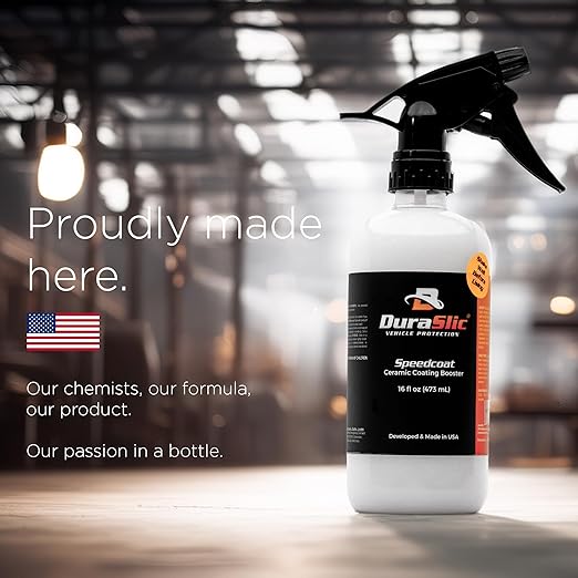 SpeedCoat Ceramic Coating Spray 16oz – Ridiculous High-Gloss Shine, Hydrophobic Protection, Fast & Easy Car Coating, Boosts Any Ceramic Coating, Made in USA