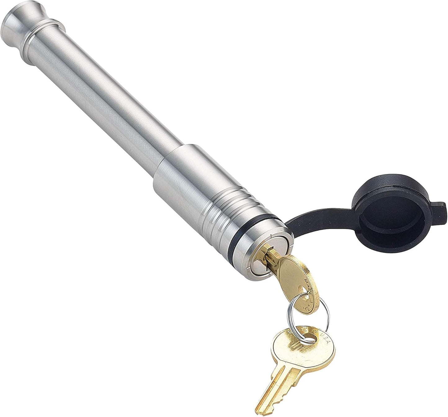 2" & 2.5" Receiver Lock, Heavy Duty Hitch Lock Pin, American Made In USA, Best Truck Accessories - Locking Hitch Pin, 5/8 Hitch Pin Lock, Anti-Theft Hitch Pin, Towing Accessories