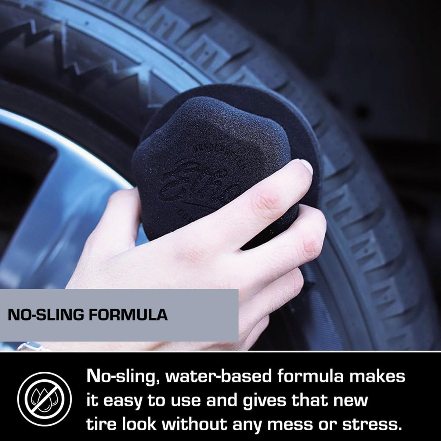 Ethos Graphene Shine - Trim & Tire Shine Spray, High Sheen, Non Greasy, Sling Free Finish! Conditions and Protects Rubber with UV Protection (Gallon)