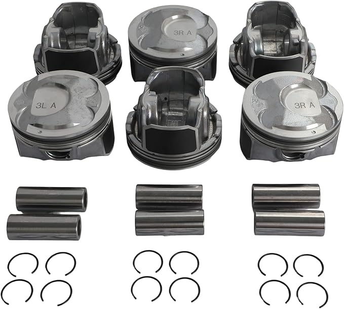 G6DH 3.3 Engine Rebuild Overhaul Kit With Head Gasket Set Timing Chain Kit Piston Con-rod Kit Fit For Hyundai Santa Fe Azera Kia Sorento Sedona Cadenza 3.3L 2011-2019 10198200 10198100 TS2315 PTKHY25
