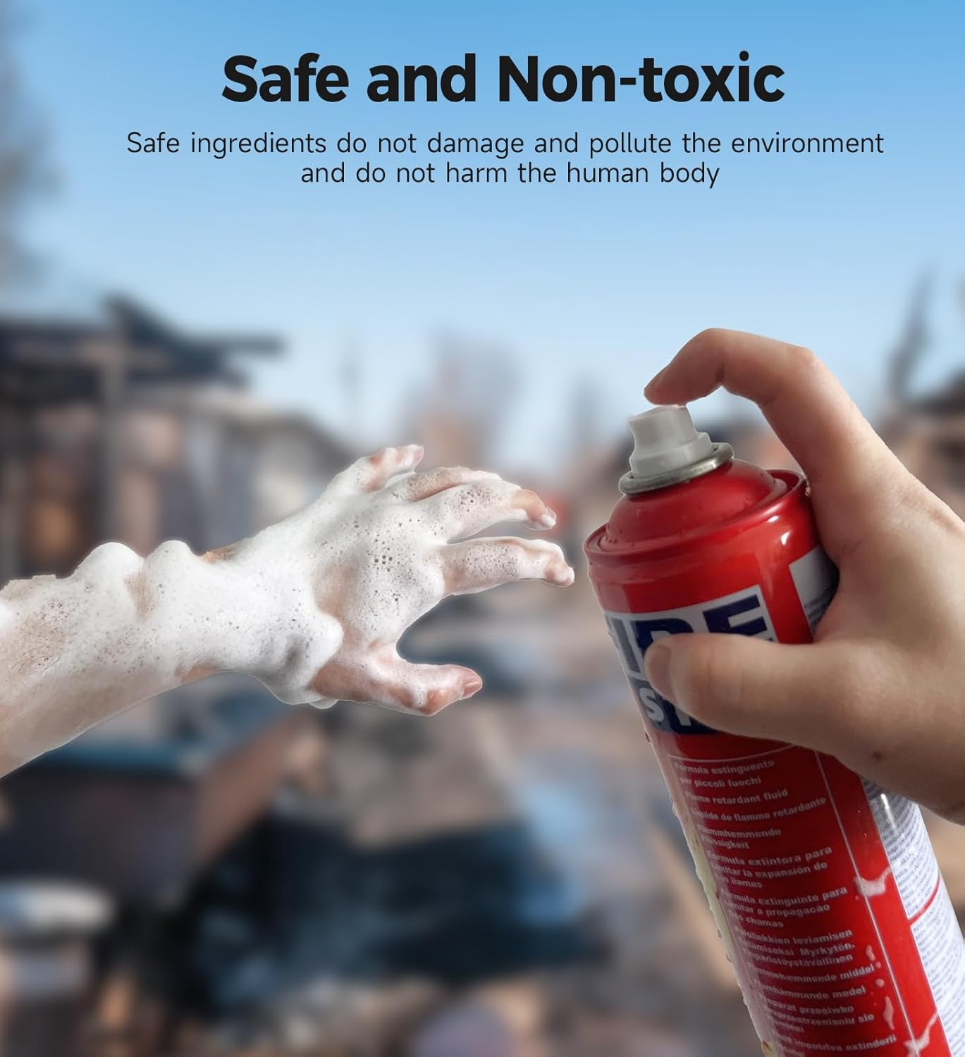 Fire Extinguisher 4-Pack with Mount Brackets，Portable for Home, Kitchen, Car, Boat，BBQ -Multi-Purpose Fire Protection