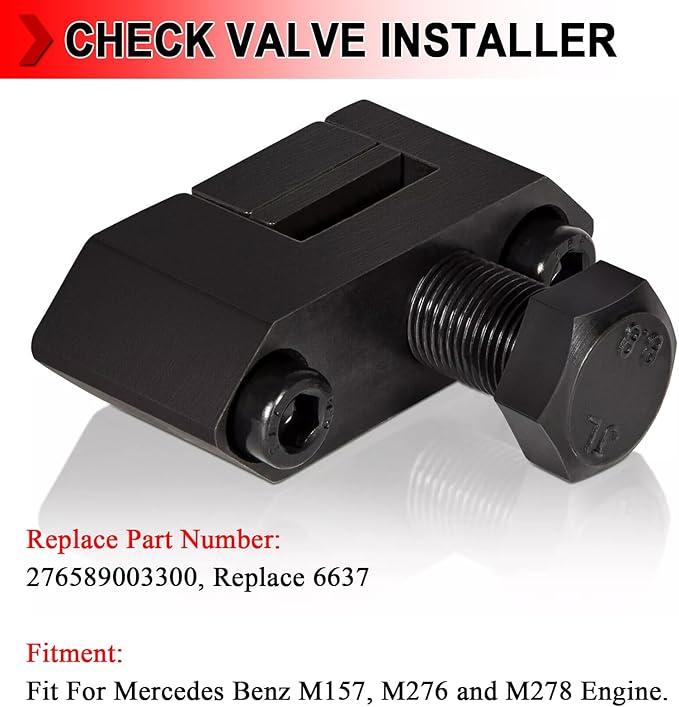 6637 276589003300 Inner Chain Check Valve Installer, Inner Chain Check Valve Press-in Tool Fit for Mercedes Benz M157 M276 M278 Engine