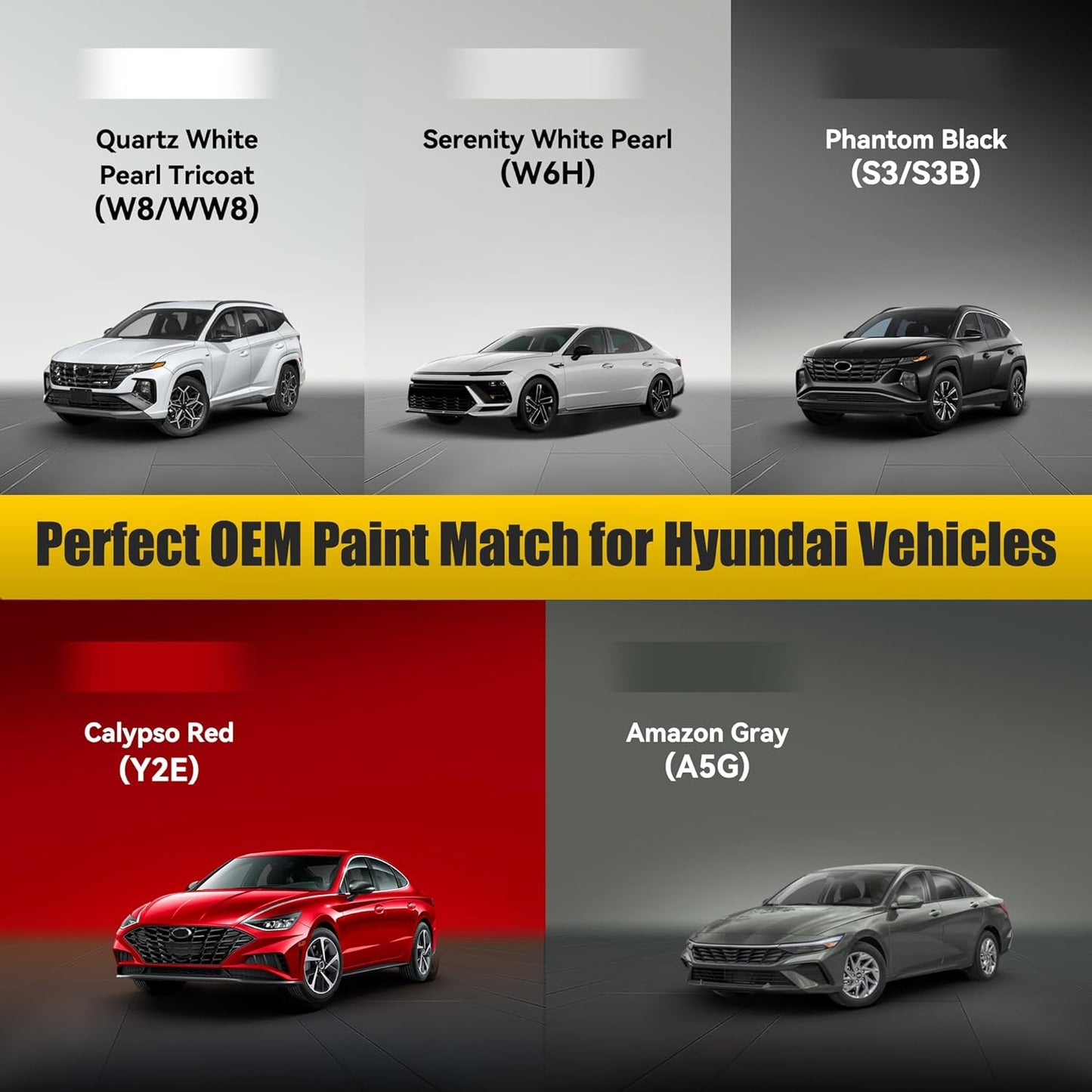 (Y2E) Calypso Red Touch Up Paint Compatible with Hyundai, Exact Match Car Paint Pen Automotive Scratch Repair Remover Kit Quick & Easy Solution for Vehicle Chips and Nicks