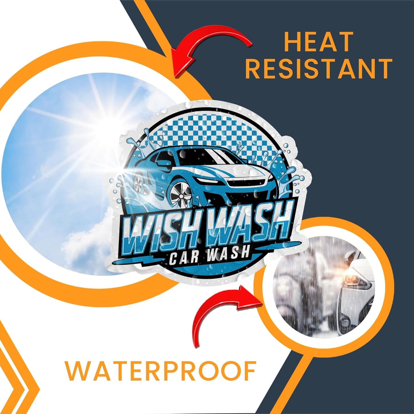 Magnet Me Up Custom Car Magnet – Personalized Die-Cut Magnetic Decal, Weatherproof UV-Printed, Strong Hold, Upload Image & Text – Made in USA, Any Size for Bumper, Truck, Business & More