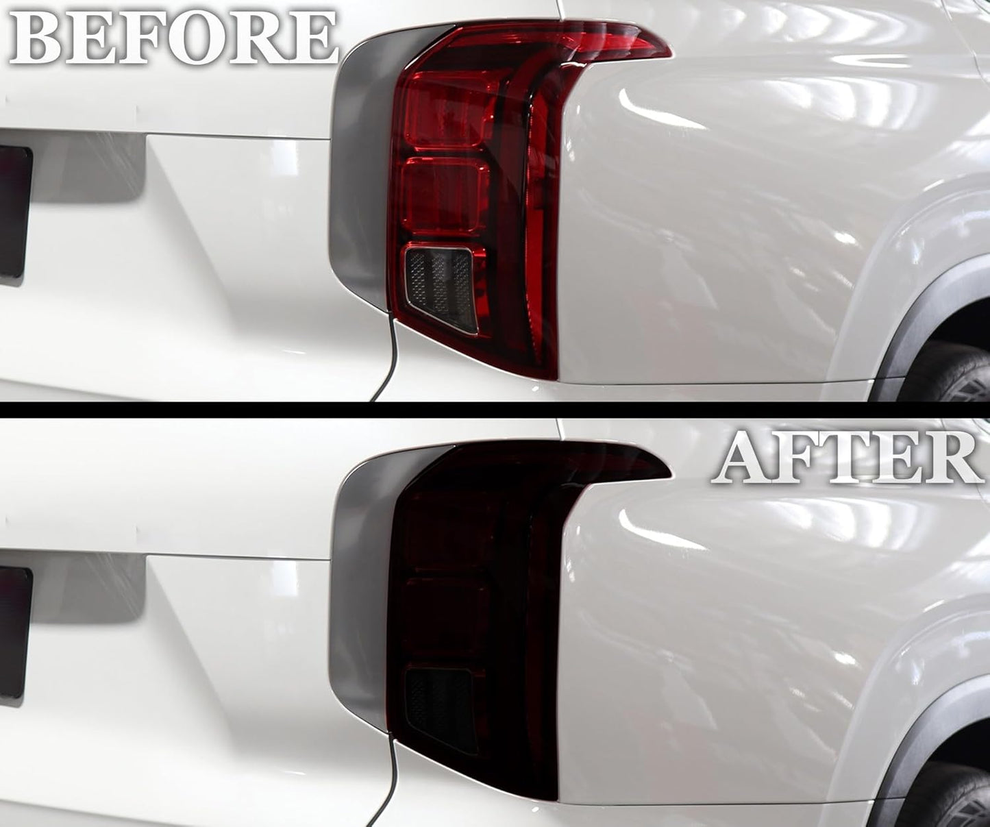 BOGAR TECH DESIGNS Rear Taillight Tail Light Tint Kit PPF Compatible with Hyundai Palisade 2020-2025, Dark Smoke