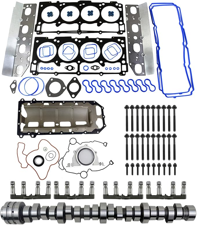 GELUOXI MDS 5.7 HEMI Engine Overhaul Rebuild Kit Replacement for 2009-2015 Chrysler Jeep Grand Cherokee Dodge Challenger Charger Durango 53022372AA 53021726AD 53021726AE