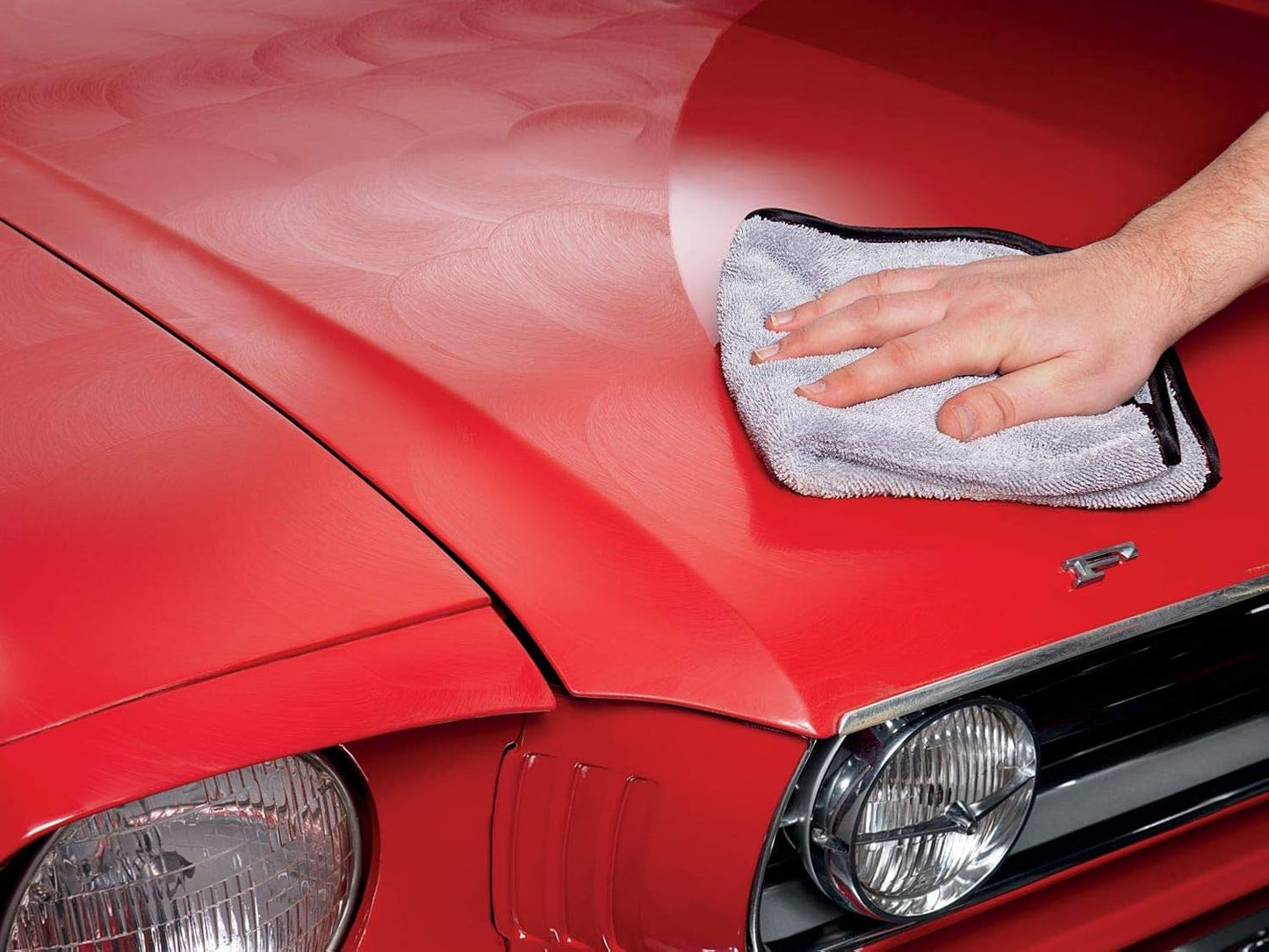 Griot's Garage PFM Terry Weave Microfiber Towel for Car Cleaning, Drying and Polishing, Vehicle Detailing, Scratch-Free, 16” x 16”, Set of 2, 55586