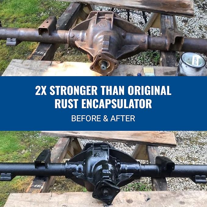 Eastwood Matte Black Rust Encapsulator Plus | Long Lasting Durable Finish 1 Coat Maximum Rust Protection | Heat Resistance up to 350 degrees Fahrenheit | Matte Black | Pint 1 Pack