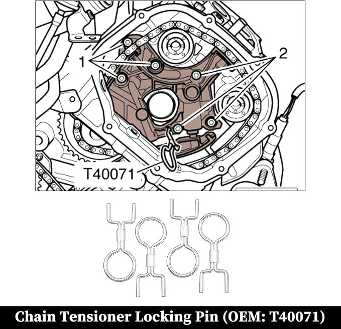 Engine Camshaft Locking Timing Tool Kit, Compatible with VW Audi 2.0 2.4 2.5 2.8 3.0T 3.2 4.2 5.0 5.2, Touareg Q7 Porsche 3.0T, A4 A6 A6L A8 Q5 Q7 R8, Replace OEM T40133 T40070 T40058 T10172