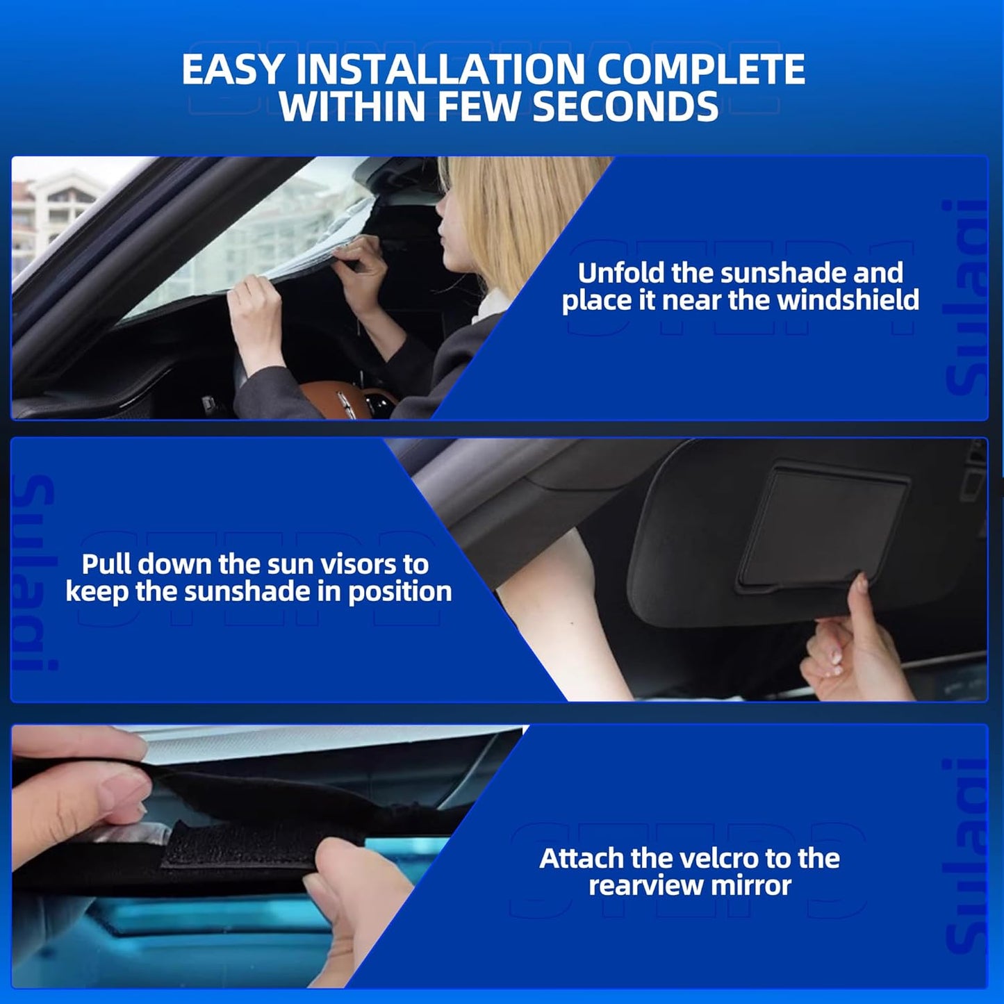 Windshield Sun Shade for Ni-ss-an Frontier 2022-2025 2026 Foldable Sunshade Custom Fit Front Window Car Interior Accessories Protector Blocks UV Rays