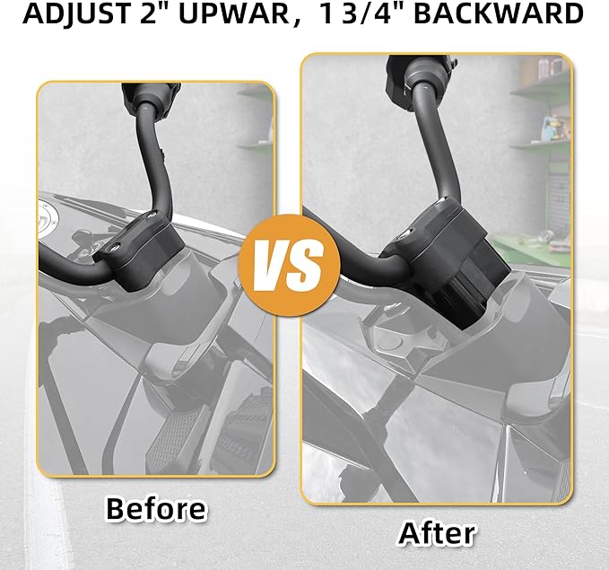 Billet Aluminum 2" Handlebar Riser Fit For Can AM Spyder All F3/F3S/F3T/F3 Limited With Stock Bars And 2020+ RT With Stock Bars