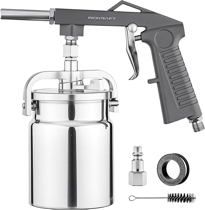 InoKraft Undercoating Spray Gun, for Truck Bed Liner Coating, Rubberized Undercoat, Rust Proofing (Basic Model)
