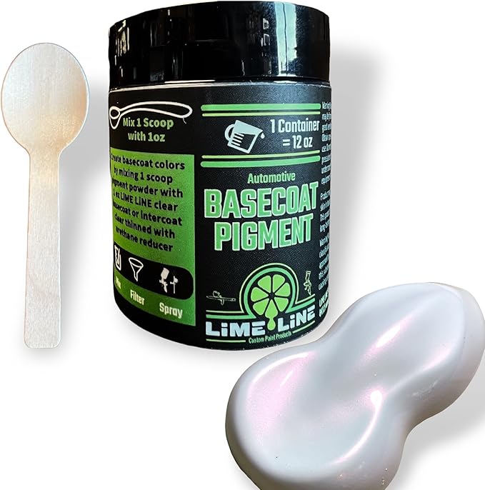 LiME LiNE Base Coat Maker Pigment Powder, Automotive Grade, Basecoat (Ghost Red Pearl)