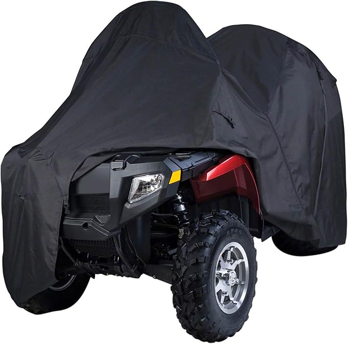 EliteShield Trailerable ATV Cover, Heavy Duty Waterproof Quad 4 Wheeler All Terrain Vehicles Cover for Polaris Kawasaki Yamaha Suzuki Arctic Cat Can-Am, Expandable Cover Fits 83" to 103" L