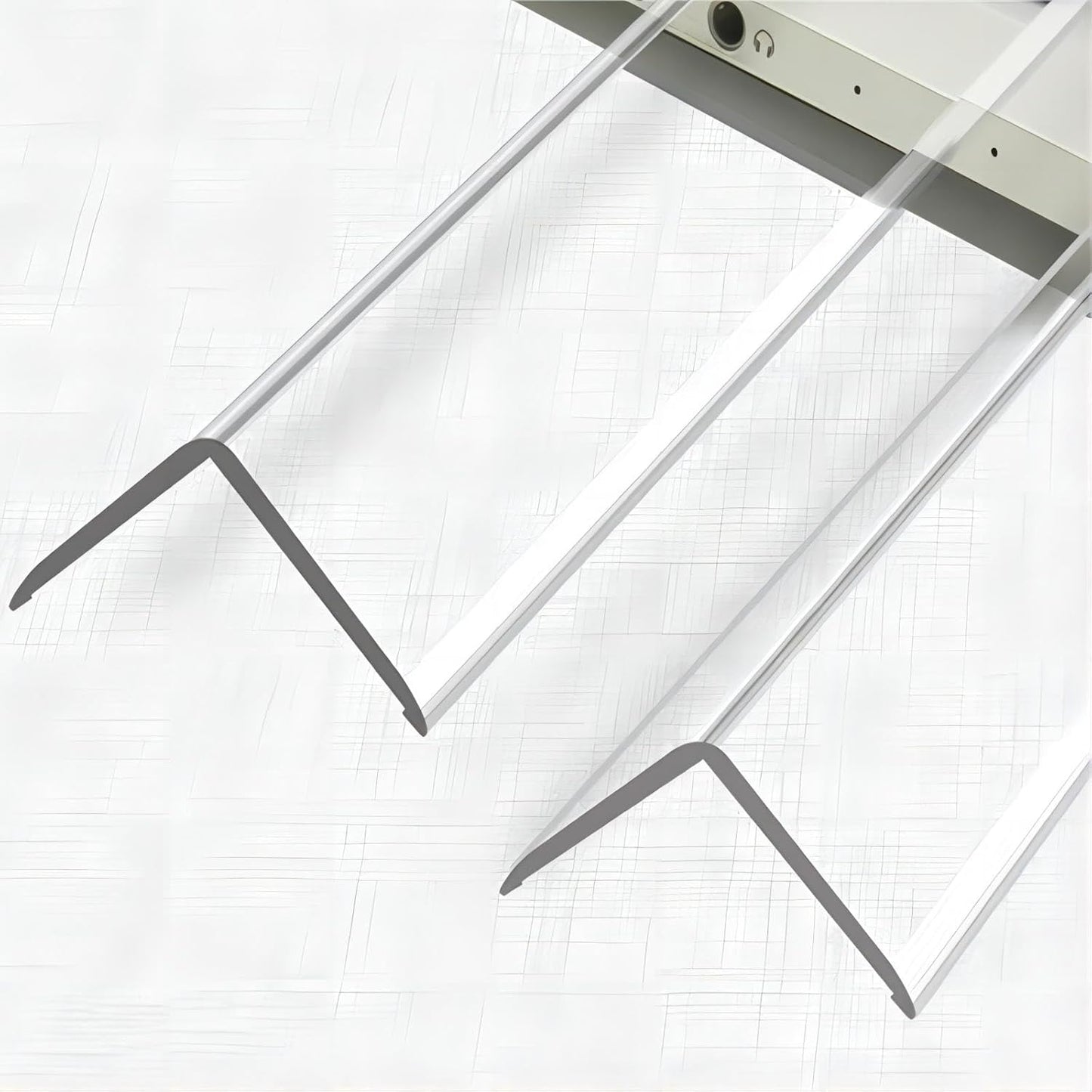 Wall Corner Protector - 2PCS, 39.4"x1.18" - Self Adhesive Clear Corner Protectors for Walls, Cabinet Doors, Edge Protector Trim; Easy to Install Corner Guards for Walls (120cm x 3cm)