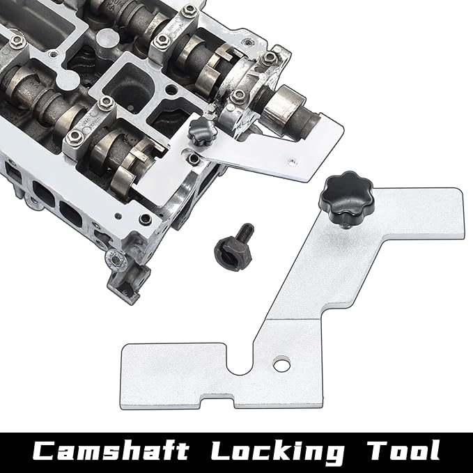 Engine Camshaft Timing Locking Tool Kit, Compatible with Jaguar Land Rover Evoque 2.0T, Ford Focus Mondeo Lincoln 2.0 2.3T SCTi Ecoboost Ti-VCT, 2.3T Mustang 303-1594 303-1595 303-1565 303-1504