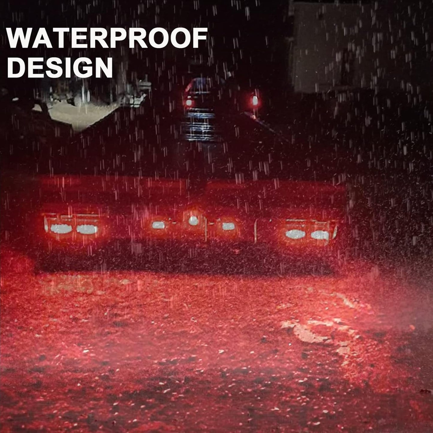 6 Inch Oval LED Trailer Tail Lights 10 LED, 10Pcs Trailer Truck Brake RED 6" Oval Led Stop Turn Tail Lights Sealed Flush Mount Waterproof w/Rubber Grommets 3 Prong Wire Plug Pigtails 12V