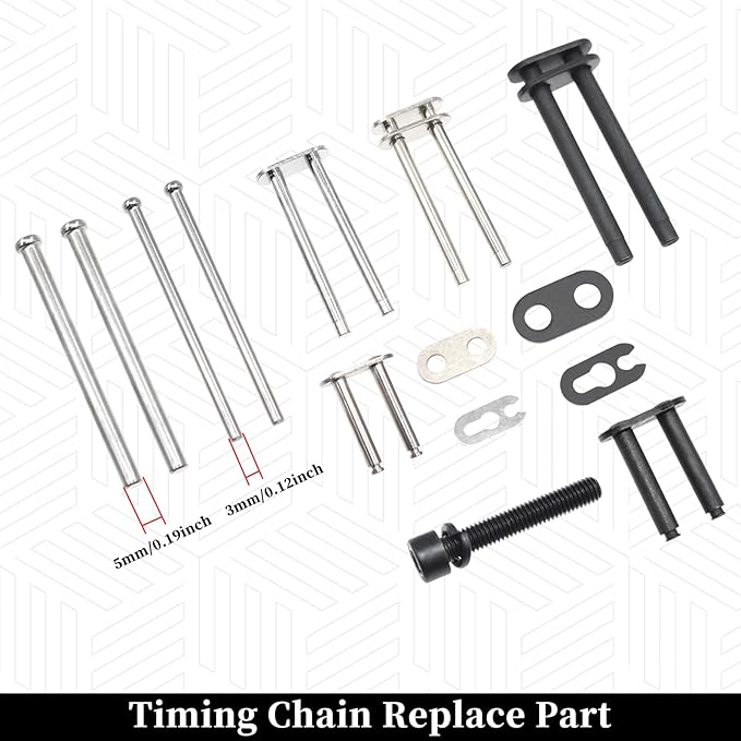 Engine Timing Chain Removal Installer Tool Kit, Camshaft Riveting Tool, Compatible with Mercedes Benz M271 M272 M273 M274 M276, with Carrying Case & Gloves