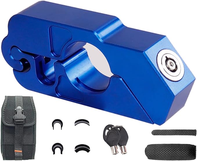 Motorcycle Throttle Lock - Heavy Duty Motorcycle Locks Anti Theft, Motorcycle Accessories for Moped Dirt Bike Scooter and ATV