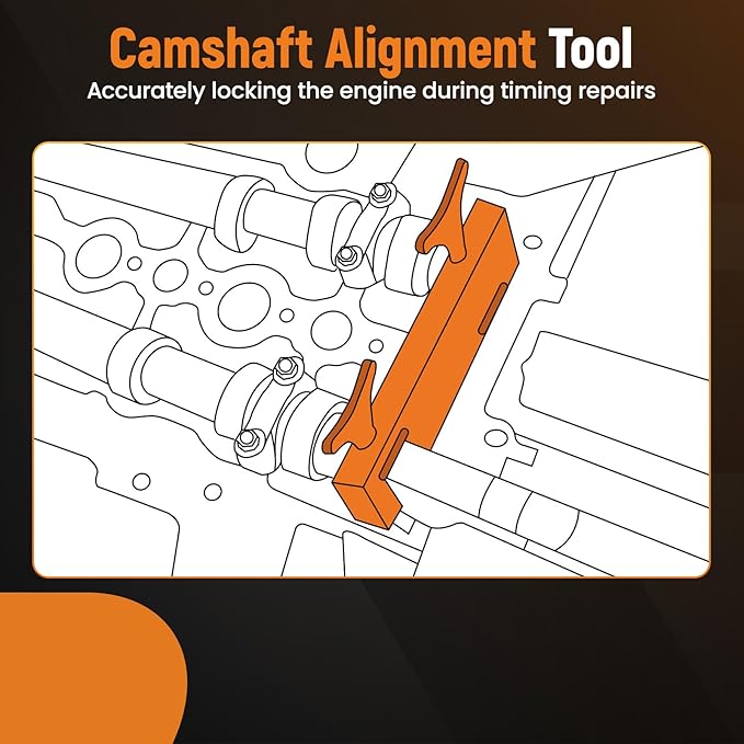 maXpeedingrods Engine Camshaft Alignment Timing Tool Kit for Land Rover Range Rover Sport Jaguar Discovry 4/5 V8 5.0 L V6 3.0L, 12 Pcs