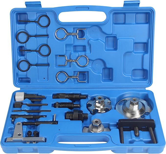 Diesel Engine Camshaft Alignment Locking Timing Tool Compatible with VW Audi A6L 2.7,Q7 3.0TDi,4.0 4.2Tdi V8 CRD A4 A5
