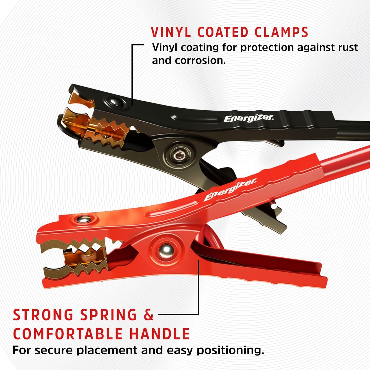 Energizer Jumper Cables for Car Battery, Heavy Duty Automotive Booster Cables for Jump Starting Dead or Weak Batteries with Carrying Bag Included (16-Feet (4-Gauge)