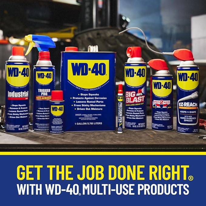 WD-40 Original Formula, Multi-Use Product with Smart Straw Sprays 2 Ways,12 OZ, 3-Pack, 12 OZ, [8-Pack]