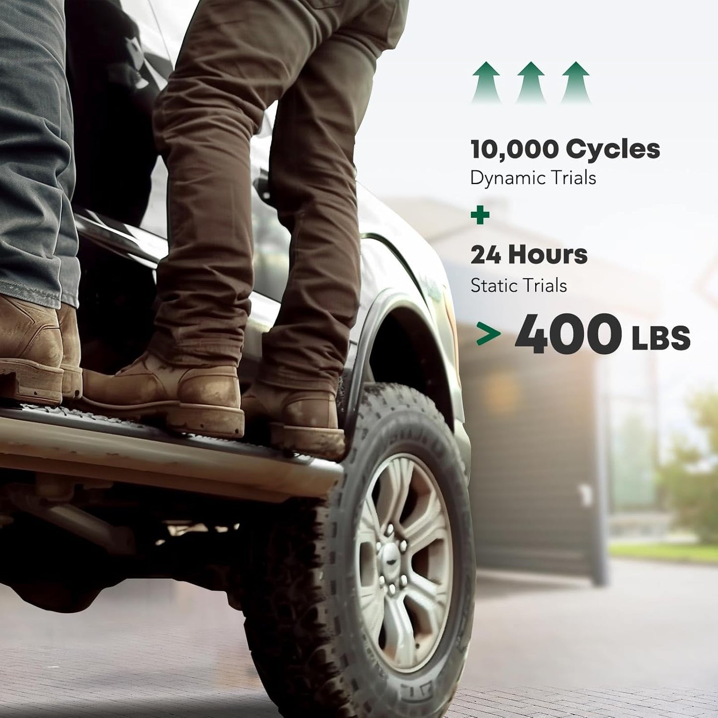 YHTAUTO 5 Inch Running Boards Side Steps Fit 2007-2019 Chevy Silverado & GMC Sierra 1500/2500 HD/3500 HD, Extended/Double Cab, Oval Bent Ends Stainless Steel Polished Chrome, Truck Cab Side Step Rails